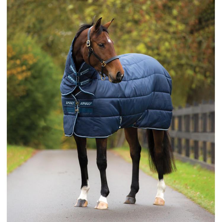 Couverture Horseware Amigo Insulator Plus 350g avec couvre-cou