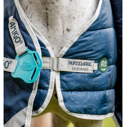 Liner Horseware 400g Eco Sarcelle eco print / gris Bleu