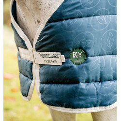 Liner Horseware 300g Eco Sarcelle eco print / gris Bleu