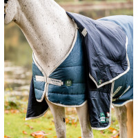 Liner Horseware 100g Eco Sarcelle eco print / gris Bleu Liner Horseware 100g Eco Sarcelle eco print / gris Bleu