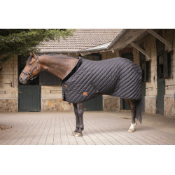 Couverture d'écurie Diagonale Paddock Sports 400g Noir Couverture d'écurie Diagonale Paddock Sports 400g Noir