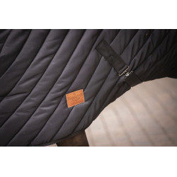 Couverture d'écurie Diagonale Paddock Sports 400g Noir Couverture d'écurie Diagonale Paddock Sports 400g Noir