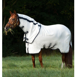 Couverture anti-mouches Rambo Natura Summer 0g avec couvre-cou Horseware