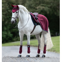 Couvre-reins Horseware Rambo polaire imperméable Marine / beige / bleu