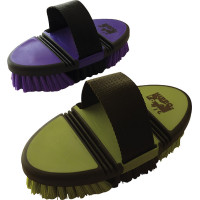 Brosse nylon Hippotonic Softgrip flexible Violet / noir