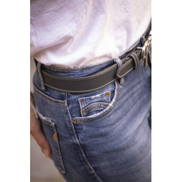 Ceinture Pénélope signature cuir perforé Ceinture Pénélope signature cuir perforé