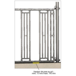 Kit passage de tête à encolure réglable pour panneau libre-service La Gée Kit passage de tête à encolure réglable pour panneau libre-service La Gée