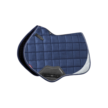 Tapis LeMieux Reflective Suede Close Contact Square Bleu marine