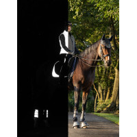 Tapis LeMieux Reflective Suede Dressage Square Bleu marine Tapis LeMieux Reflective Suede Dressage Square Bleu marine