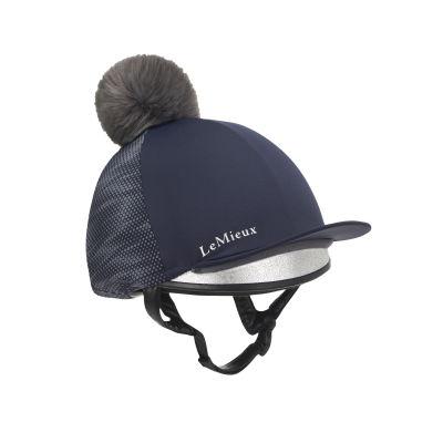 Toque réfléchissante LeMieux Eleanor à pompons Bleu marine