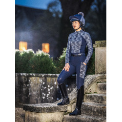 Toque réfléchissante LeMieux Eleanor à pompons Bleu marine Toque réfléchissante LeMieux Eleanor à pompons Bleu marine