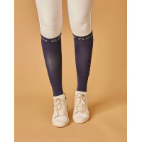 Lot De 3 Chaussettes équestres Hy Equestrian - Bleu Bijou - Adulte Taille 4-8