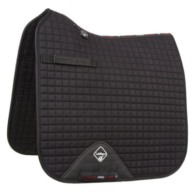 Tapis LeMieux dressage square - coton Noir