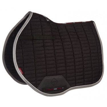 Tapis LeMieux EJ binding - suede Noir / Argent / Gris