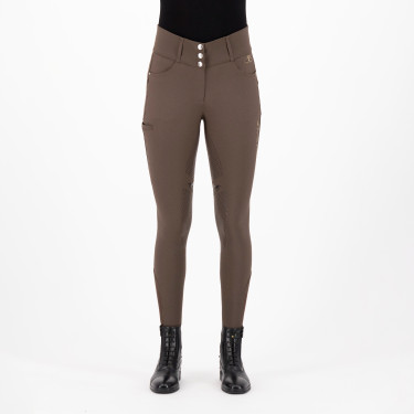 Pantalon d'équitation HV Polo Elena FullGrip Noyer Beige Pantalon d'équitation HV Polo Elena FullGrip Noyer Beige