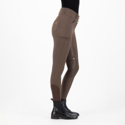 Pantalon d'équitation HV Polo Elena FullGrip Noyer Beige Pantalon d'équitation HV Polo Elena FullGrip Noyer Beige