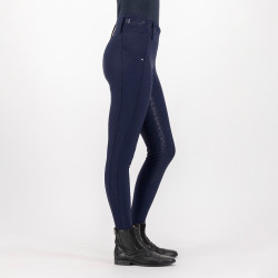 Legging d'équitation HV Polo Favourite Highwaist FullGrip Bleu marine