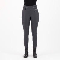 Legging d'équitation HV Polo Favourite Highwaist FullGrip Sable foncé Gris