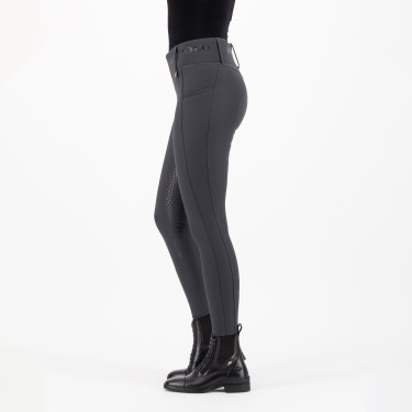 Legging d'équitation HV Polo Favourite Highwaist FullGrip Gris Zinc