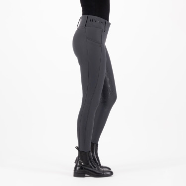 Legging d'équitation HV Polo Favourite Highwaist FullGrip Gris Zinc