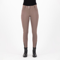 Pantalon d'équitation HV Polo Ellen Highwaist FullGrip Noyer Beige