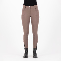 Pantalon d'équitation HV Polo Ellen Highwaist FullGrip Noyer Beige