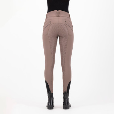 Pantalon d'équitation HV Polo Ellen Highwaist FullGrip Noyer Beige
