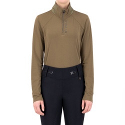 Tech top HV Polo Denise Vert pétrole foncé