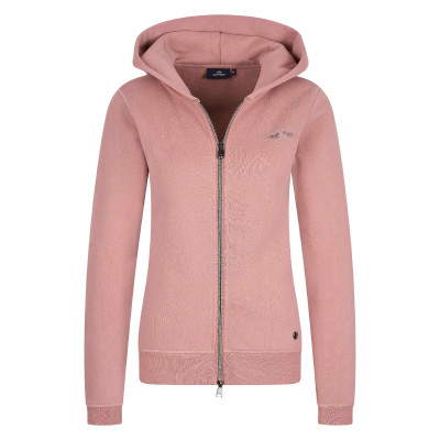 Sweat cardigan HV Polo Demi Fleur de rose