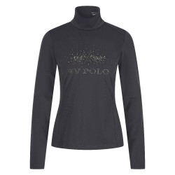 Pull à col roulé HV Polo Desray Gris Zinc Beige