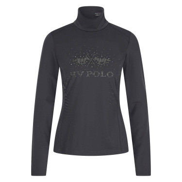 Pull à col roulé HV Polo Desray Gris Zinc Beige Pull à col roulé HV Polo Desray Gris Zinc Beige