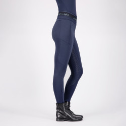 Legging d'équitation Euro-Star Ares FullGrip Nuit Bleu marine