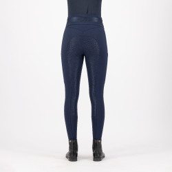 Legging d'équitation Euro-Star Impress FullGrip Bleu marine