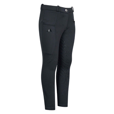 Pantalon d'équitation Kids Easy Rider Joy FullGrip Aimant Gris