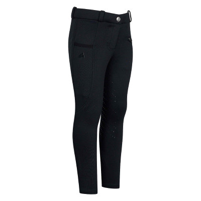 Pantalon d'équitation Kids Easy Rider Joy FullGrip Aimant Gris