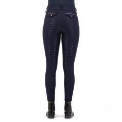Pantalon d'équitation Easy Rider Amore FullGrip Bleu marine