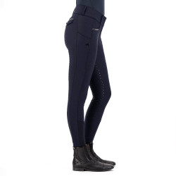 Pantalon d'équitation Easy Rider Amore FullGrip Bleu marine