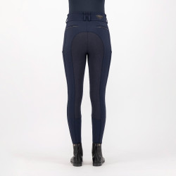 Pantalon d'équitation Euro-Star Arielle Highwaist Grip Connect Full Nuit Bleu marine