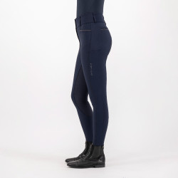 Pantalon d'équitation Euro-Star Arielle Highwaist Grip Connect Full Nuit Bleu marine