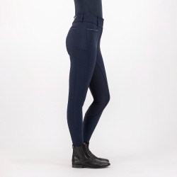 Pantalon d'équitation Euro-Star Arielle Highwaist Grip Connect Full Nuit Bleu marine