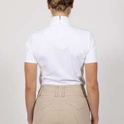 Polo de concours Euro-Star Rosalia Blanc optique