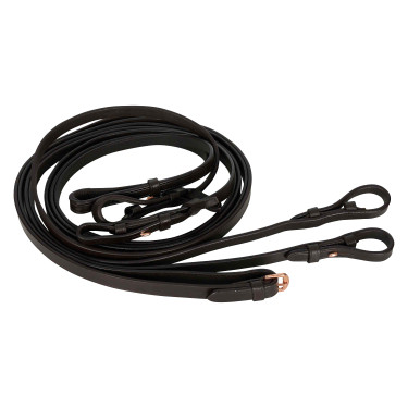 Rênes double Imperial Riding Plain leather Rênes double Imperial Riding Plain leather
