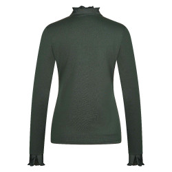 Top Imperial Riding Anna manches longues Forêt profonde Vert