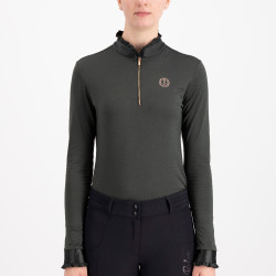 Top Imperial Riding Anna manches longues Forêt profonde Vert