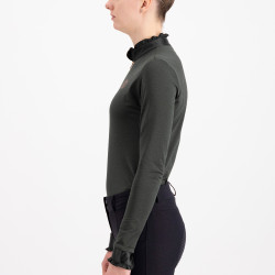 Top Imperial Riding Anna manches longues Forêt profonde Vert