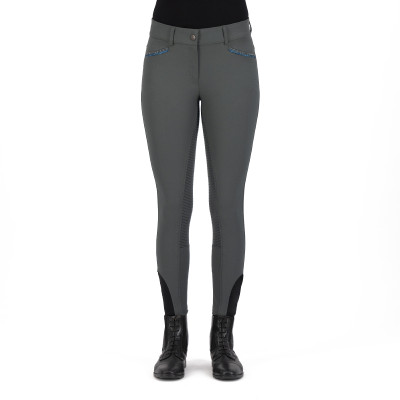 Pantalon d'équitation Imperial Riding El Capone high waist winterwarm FullGrip Forêt profonde