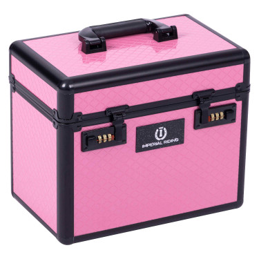 Box de pansage Imperial Riding Shiny small Rose / noir