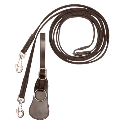 Rênes allemandes SH Imperial Riding Core Marron