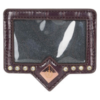 Porte-numéro pour tapis de selle Imperial Riding Show and Glow Marron / croco marron