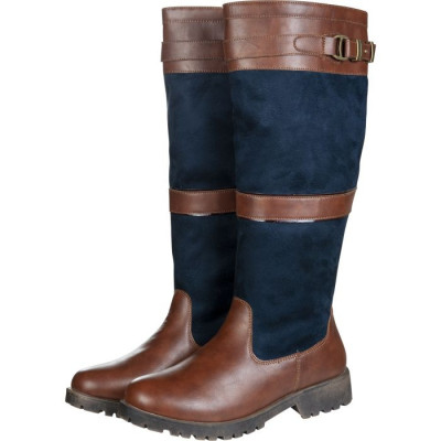 Bottes hiver Meghan HKM Bleu foncé / marron